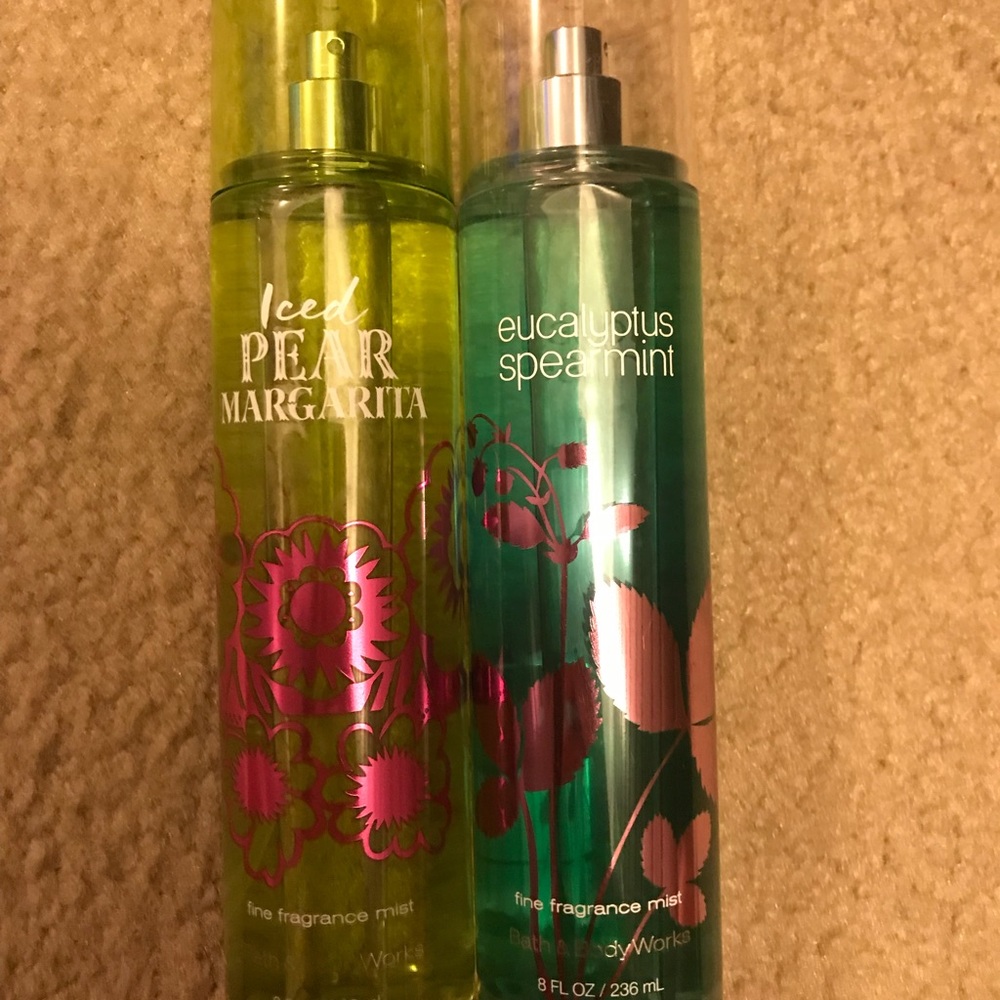 Set of 2 Bath and Body Works Fine Fragrance Mists